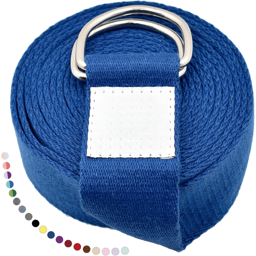 Flexfit Yoga Strap - Adjustable strap for stretching & flexibility