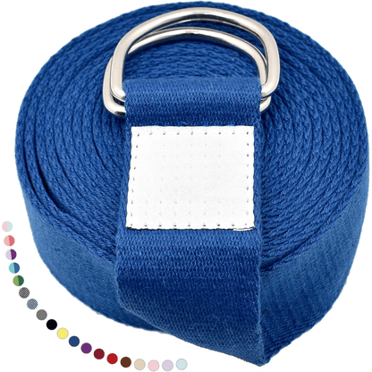 Flexfit Yoga Strap - Adjustable strap for stretching & flexibility