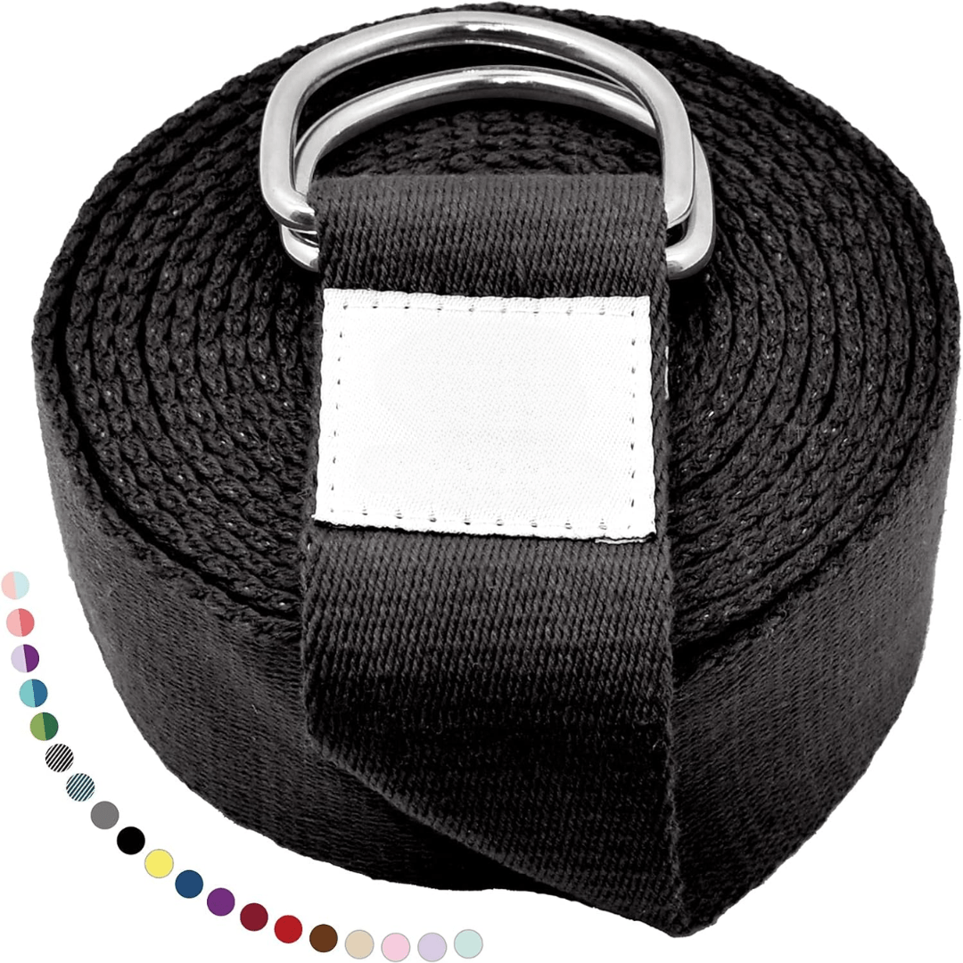 Flexfit Yoga Strap - Adjustable strap for stretching & flexibility