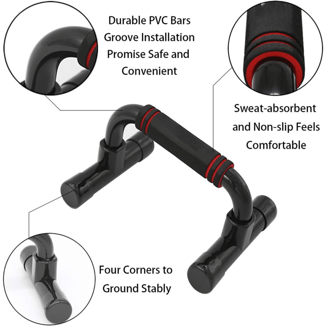 Pushmaster Push-Up Bars - Ergonomic push-up handles for joint-friendly training