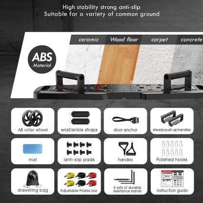 Fitflex - Compact fitness set for strength training & full-body workout at home