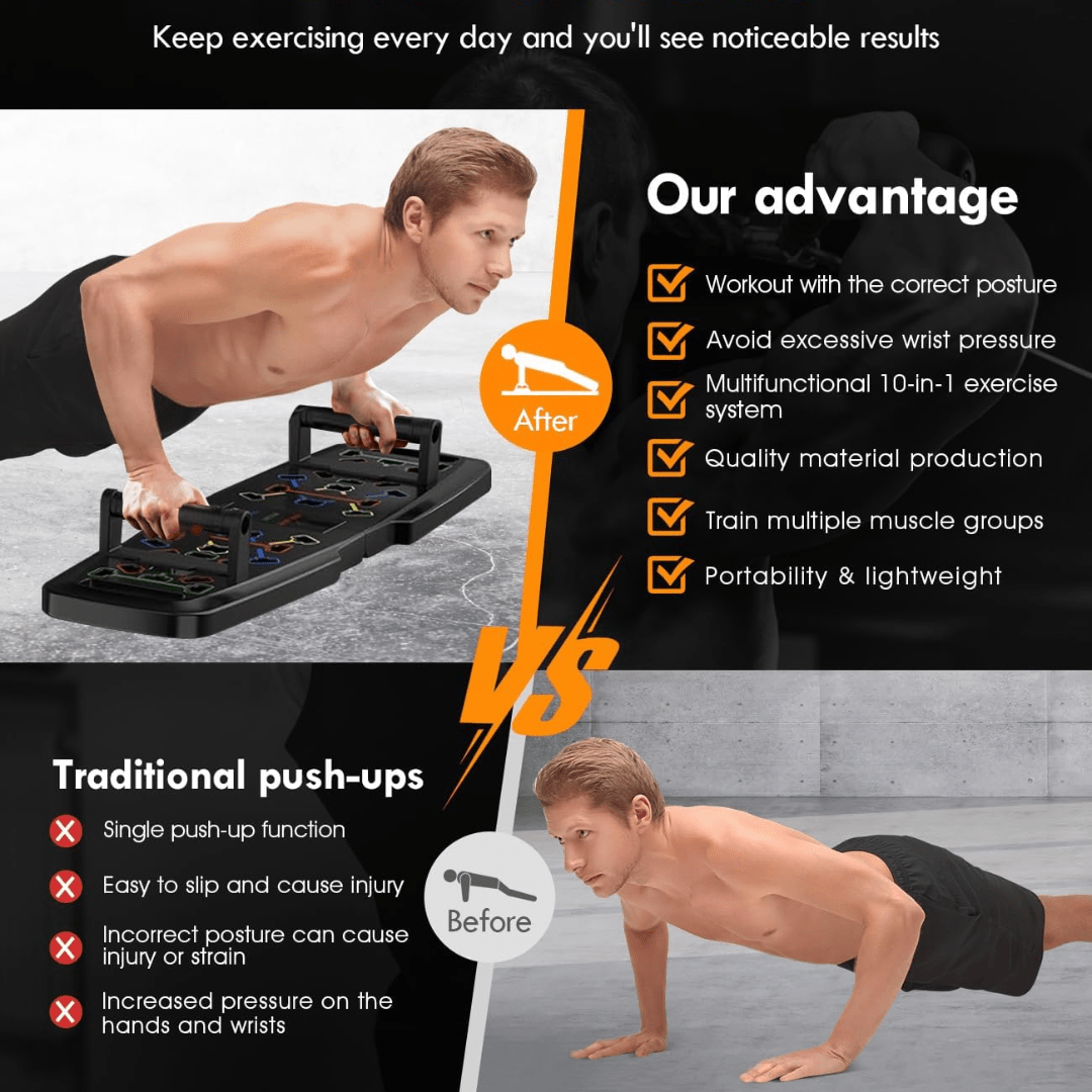 Fitflex - Compact fitness set for strength training & full-body workout at home