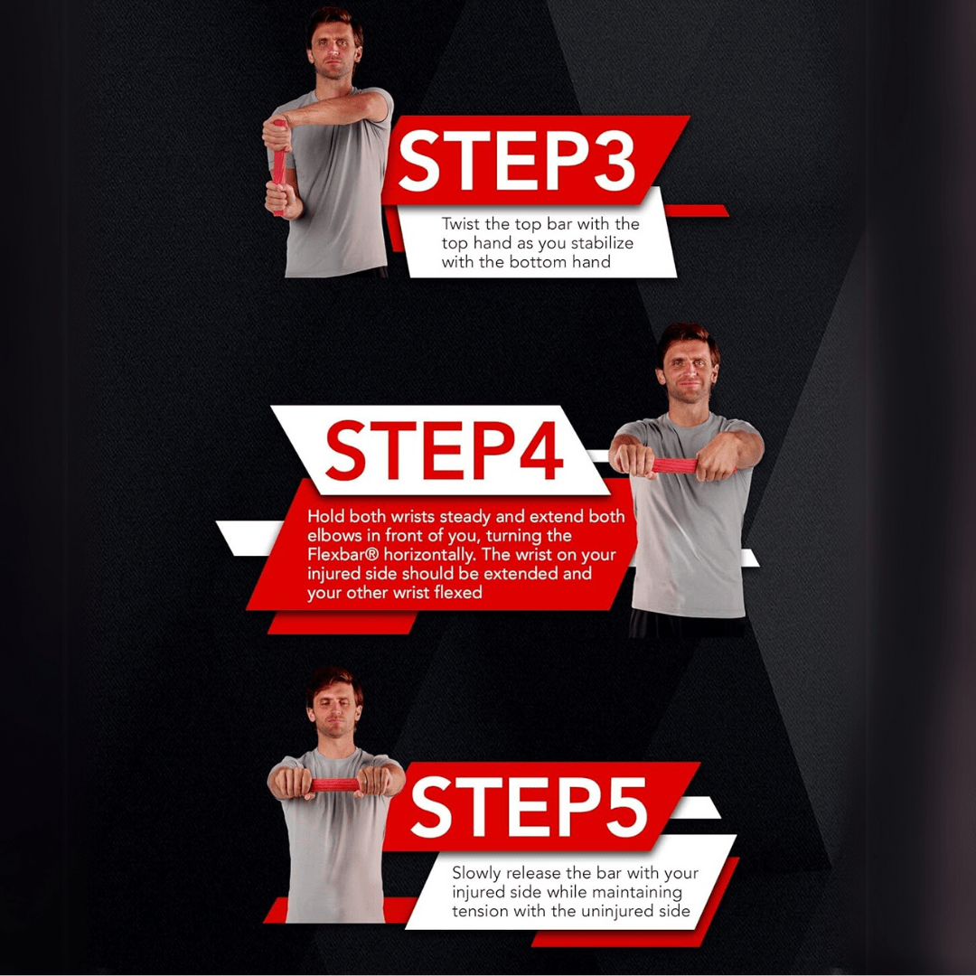 Elbowflex - therapy resistance bar for strengthening the wrist & forearm