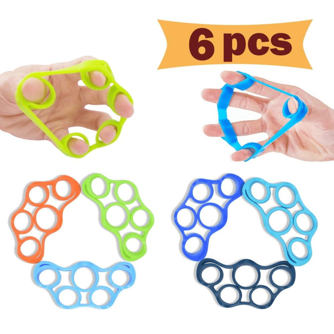 PowerGrip - 6-piece hand strengthener set to strengthen grip strength & relieve pain