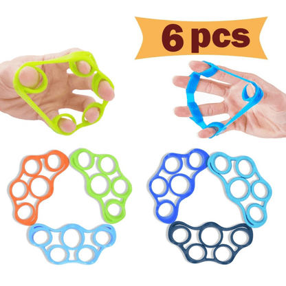 PowerGrip - 6-piece hand strengthener set to strengthen grip strength & relieve pain