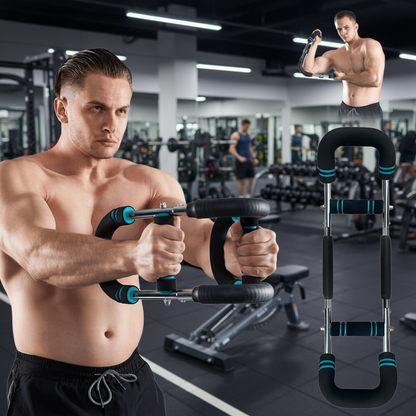 Twisterflex - Adjustable training bar for targeted muscle training of arms & chest