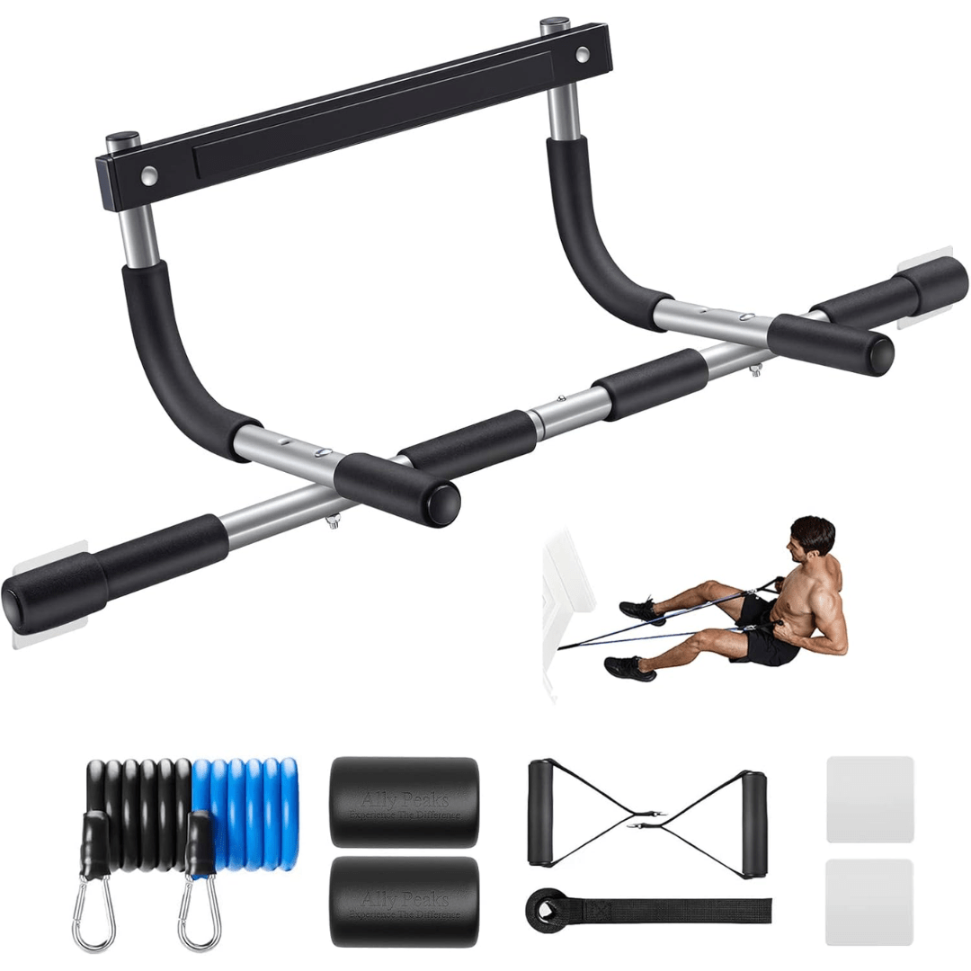 PowerGrip pull-up bar - steel pull-up bar for door frames with 200 kg load capacity