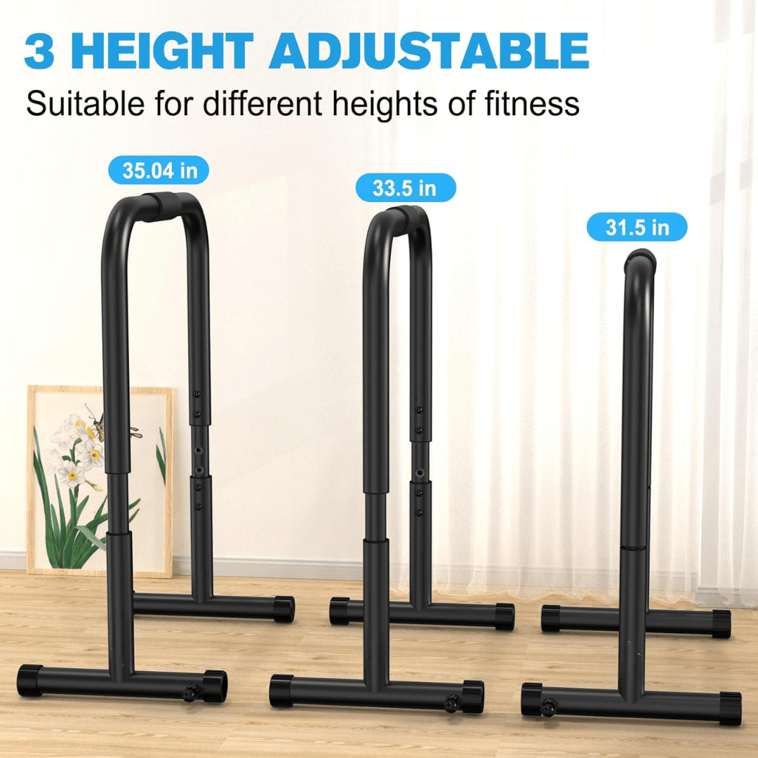 Powerdip - Adjustable steel dip station for upper body training