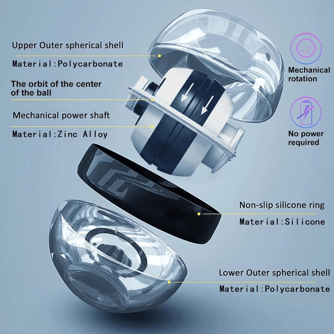 Gyropower - self-starting pole grid with gyroscopic resistance for forearm training