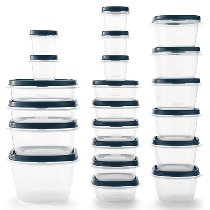 Stackable Food Storage Containers - Stackable and leak-free for an organised kitchen