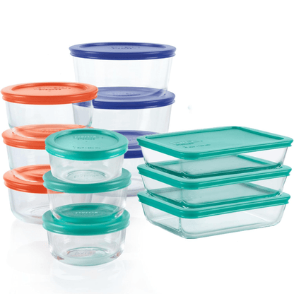 Glasskeer 12-Piece Food Storage Set - BPA-free, airtight for fresh food and efficient organisation
