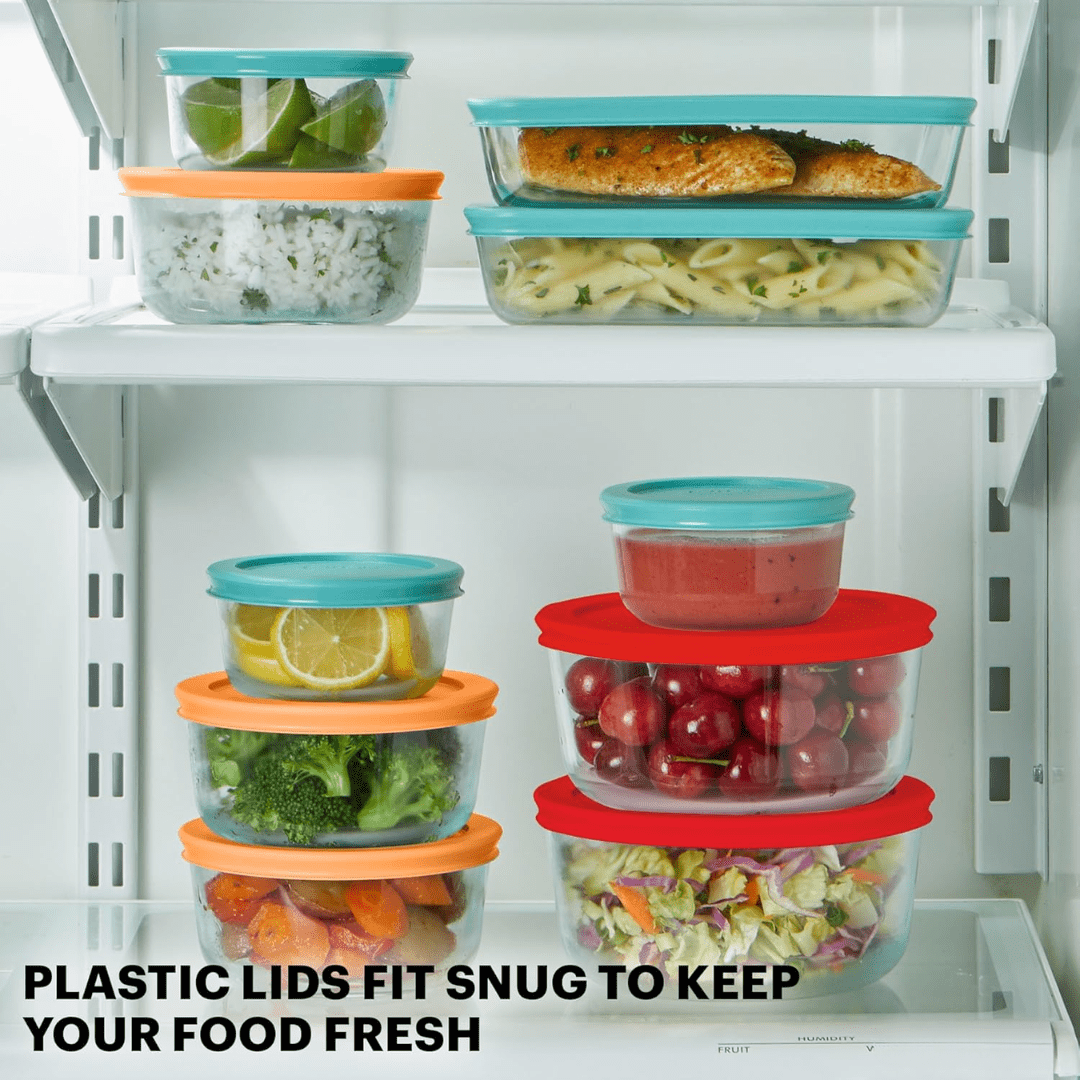 Glasskeer 12-Piece Food Storage Set - BPA-free, airtight for fresh food and efficient organisation