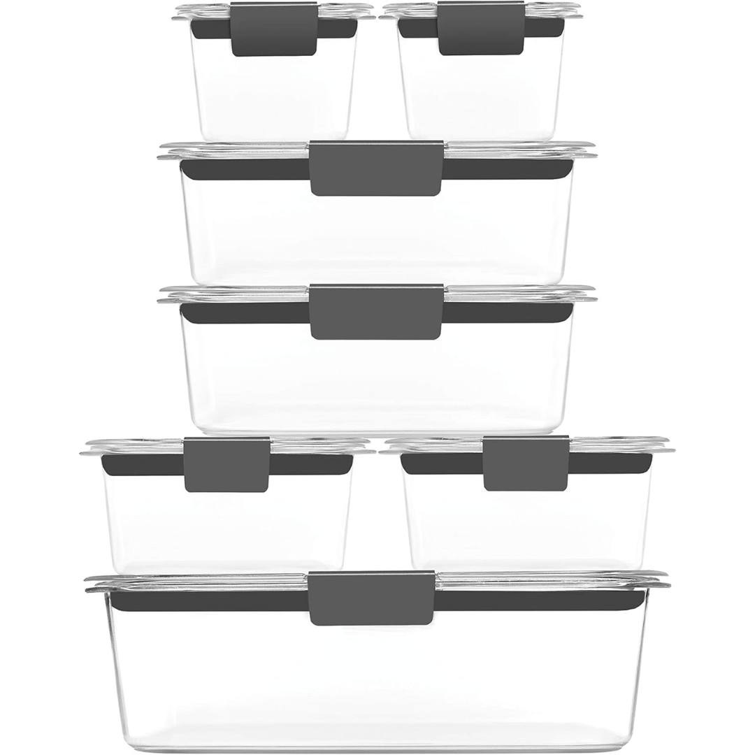 BPA-Free Meal Containers - 7-piece set for fresh and convenient storage