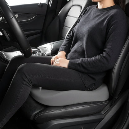 ELEVACUSH – Adjustable Memory Foam Seat Cushion for Driving Comfort & Support