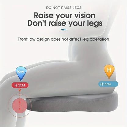 ELEVACUSH – Adjustable Memory Foam Seat Cushion for Driving Comfort & Support