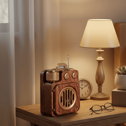 NOIRBASS – Dark Academia Wireless Speaker with Powerful Subwoofer Sound