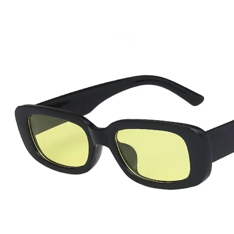 VintageShade - Retro-style rectangular sunglasses with UV400 protection for women
