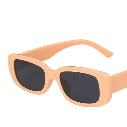 VintageShade - Retro-style rectangular sunglasses with UV400 protection for women