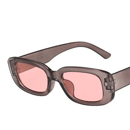 VintageShade - Retro-style rectangular sunglasses with UV400 protection for women