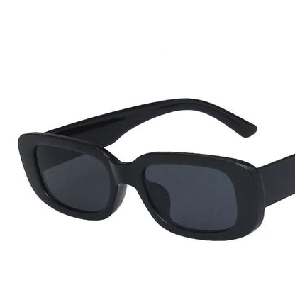 VintageShade - Retro-style rectangular sunglasses with UV400 protection for women