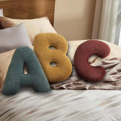 MONOGRA – Velvet Letter Cushion for Personal Home Accents