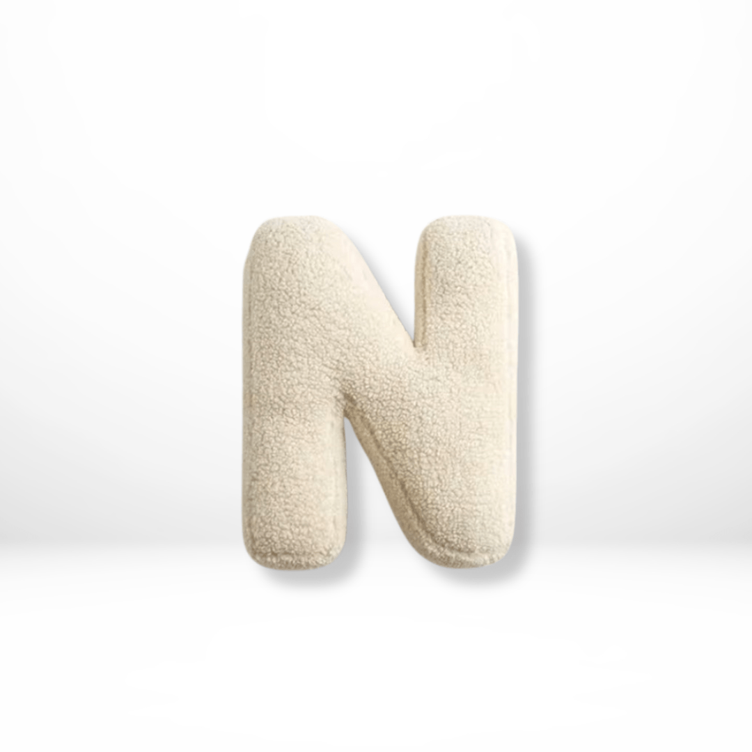 MONOGRA – Velvet Letter Cushion for Personal Home Accents