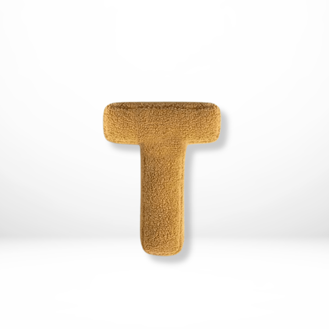 MONOGRA – Velvet Letter Cushion for Personal Home Accents