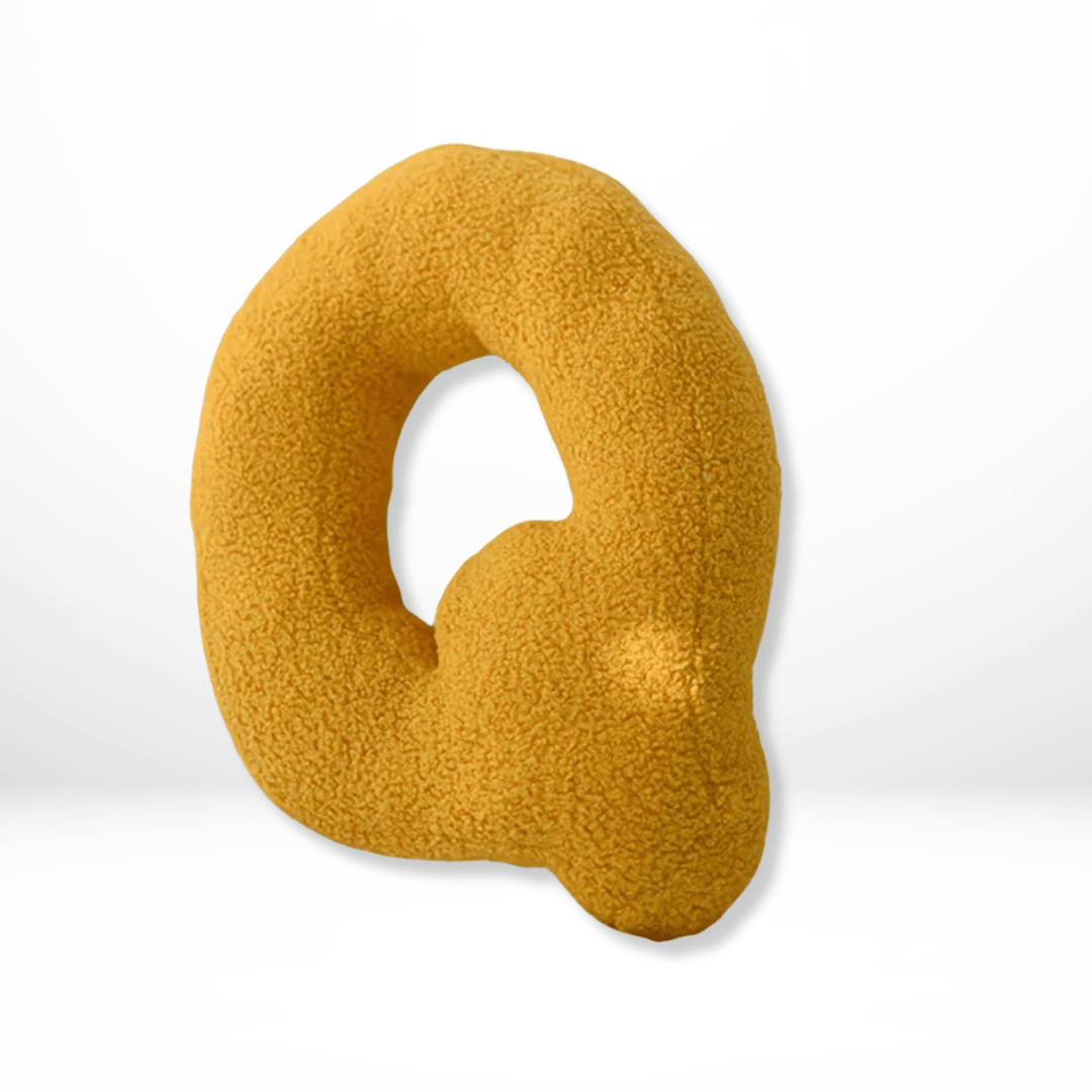 MONOGRA – Velvet Letter Cushion for Personal Home Accents