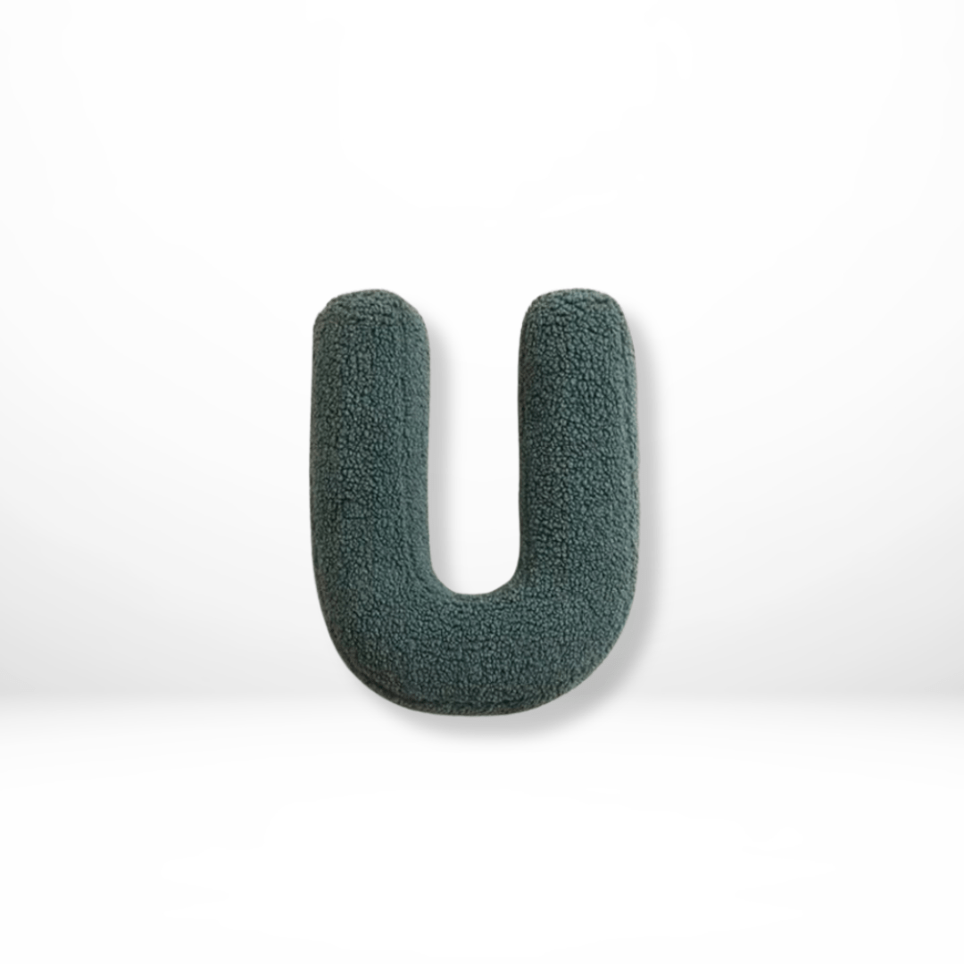MONOGRA – Velvet Letter Cushion for Personal Home Accents