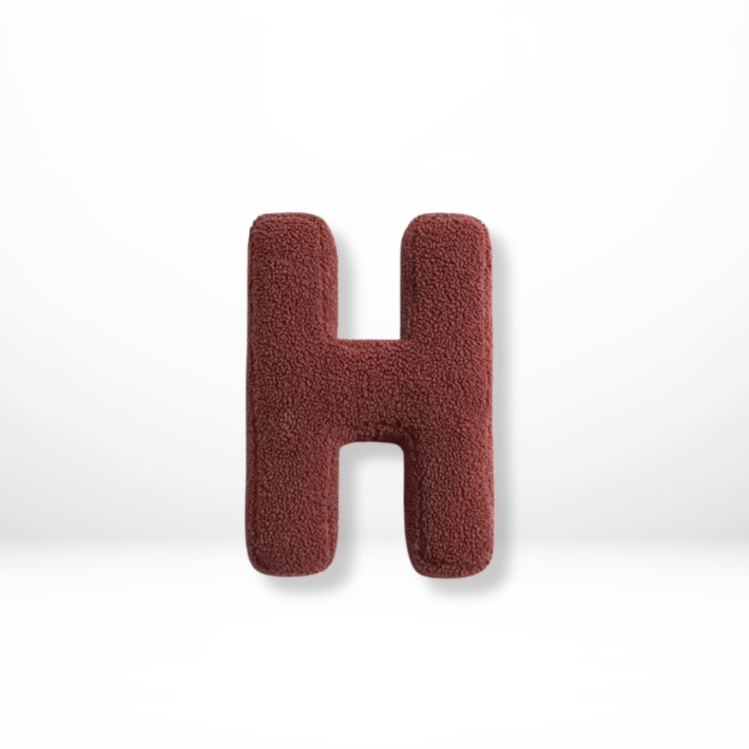 MONOGRA – Velvet Letter Cushion for Personal Home Accents