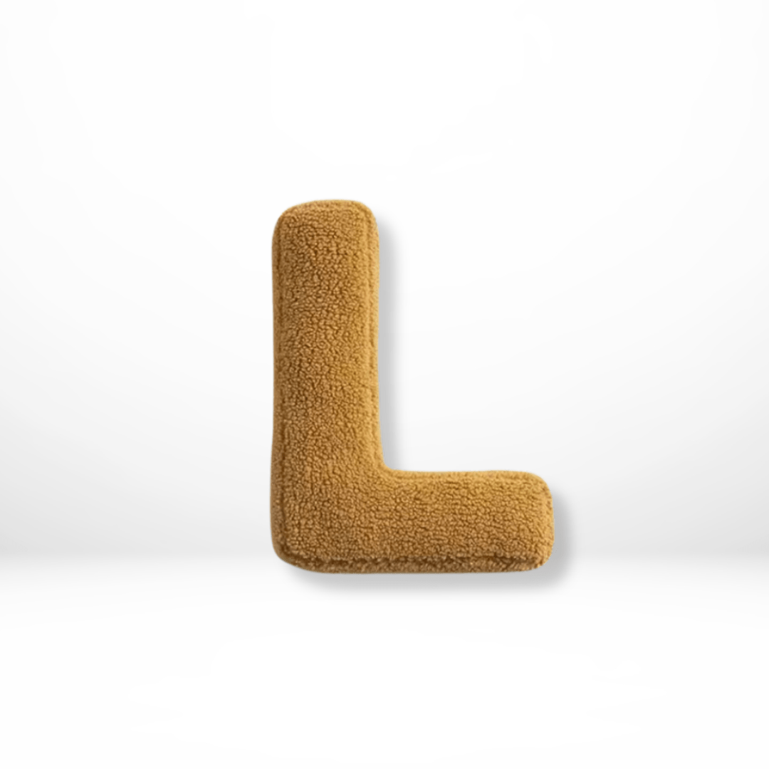 MONOGRA – Velvet Letter Cushion for Personal Home Accents