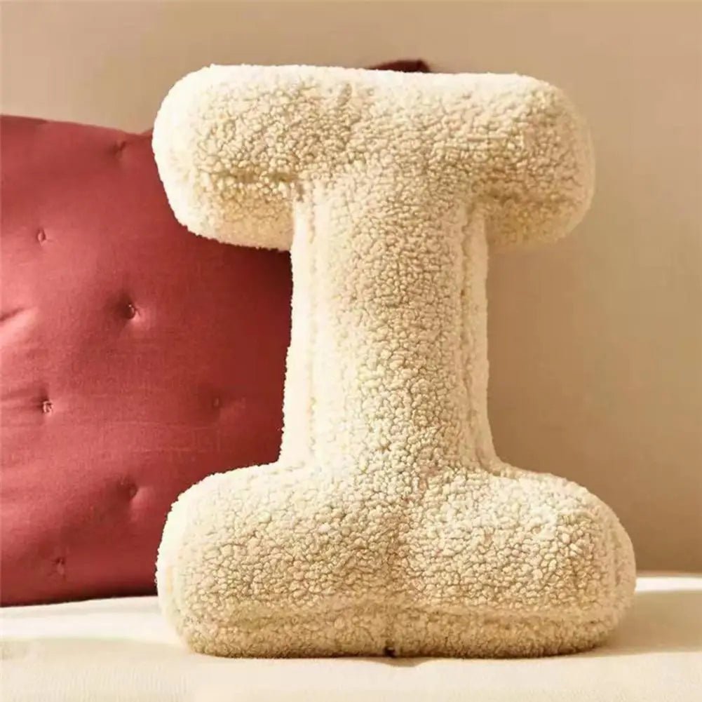 MONOGRA – Velvet Letter Cushion for Personal Home Accents