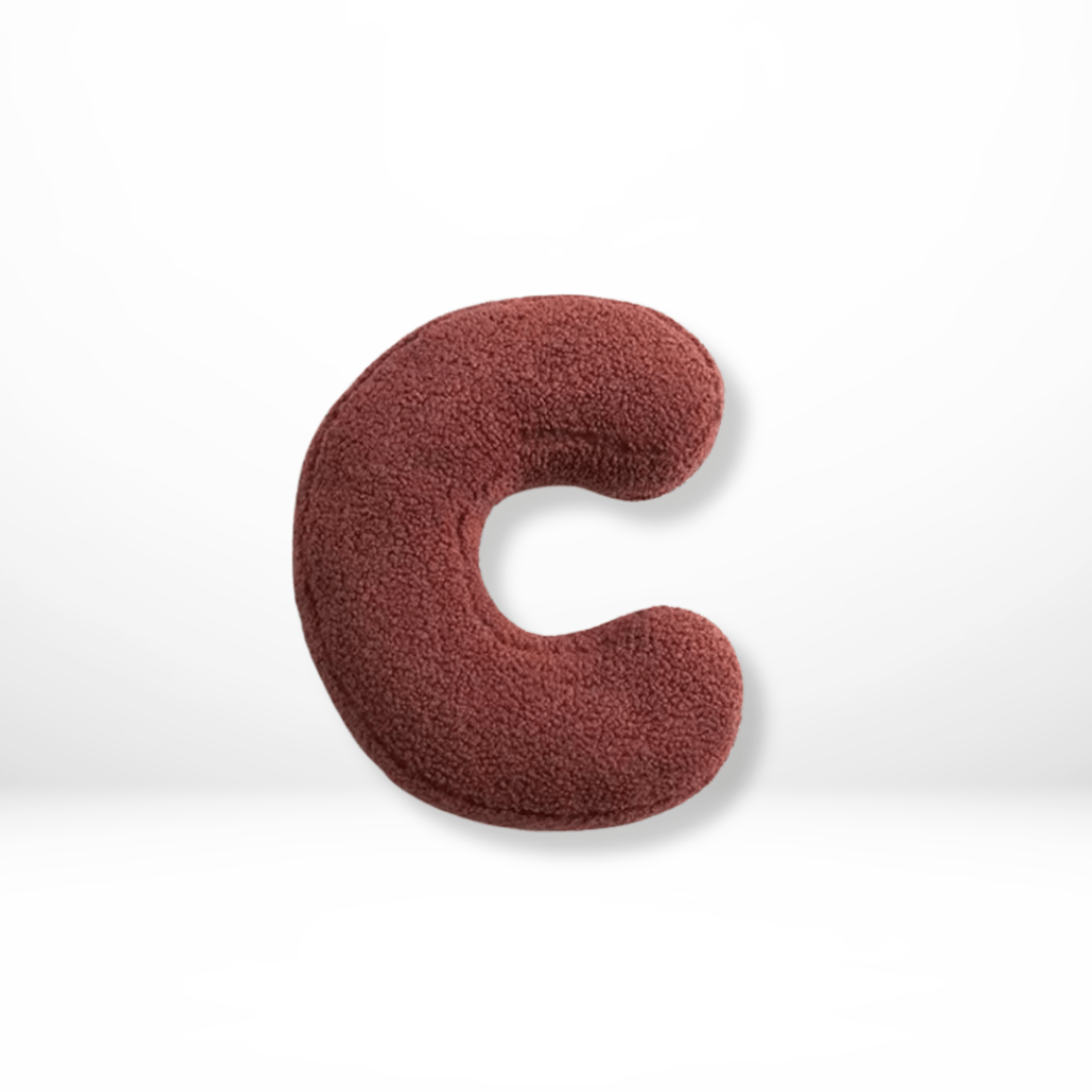 MONOGRA – Velvet Letter Cushion for Personal Home Accents