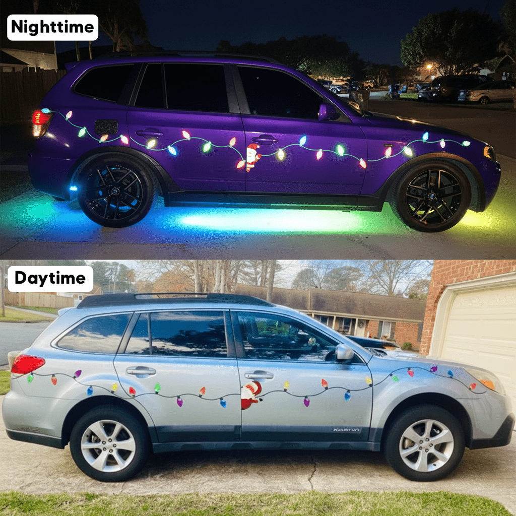 Shynetic – Weatherproof magnetic Christmas lights with mirror gloss