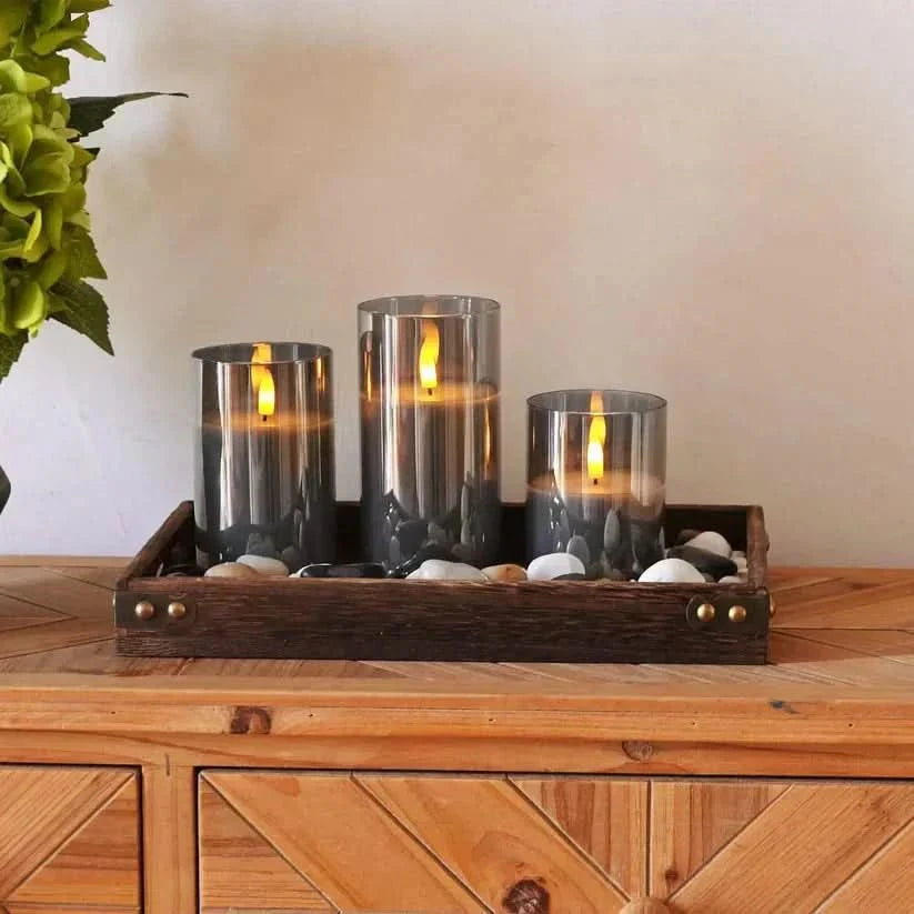 SafeGlow candles – wireless set for warm, safe light