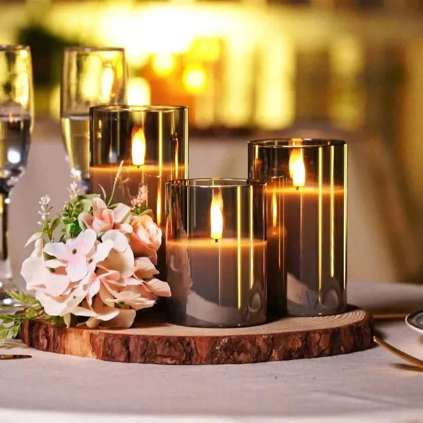SafeGlow candles – wireless set for warm, safe light