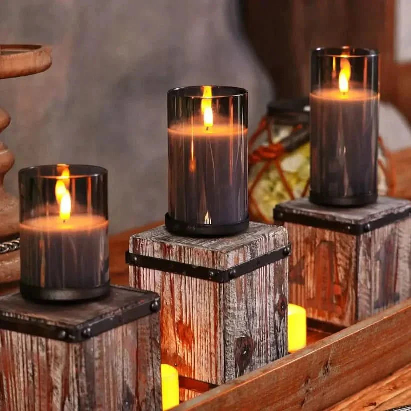 SafeGlow candles – wireless set for warm, safe light