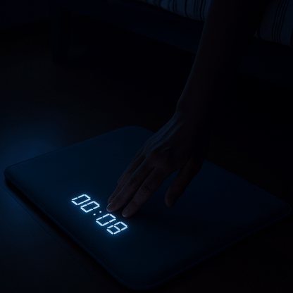 FLOORBUZZ – Intelligent carpet alarm clock with pressure sensor for heavy sleepers