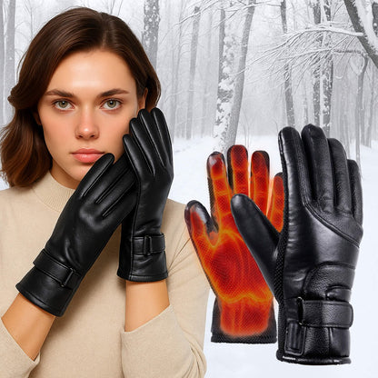 WARMZONE – Adjustable Waterproof Heated Gloves for Women