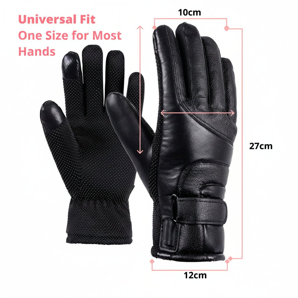 WARMZONE – Adjustable Waterproof Heated Gloves for Women