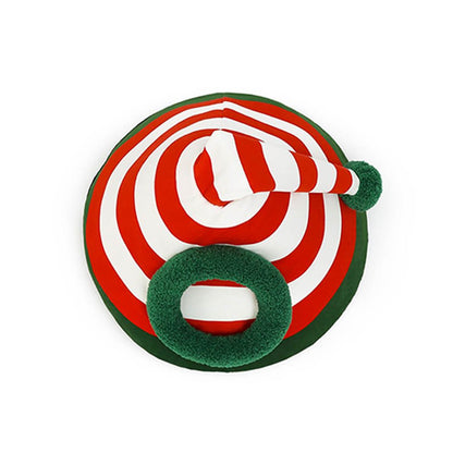 COZYSANTA – Soft Christmas Cat Bed for Festive Living Spaces