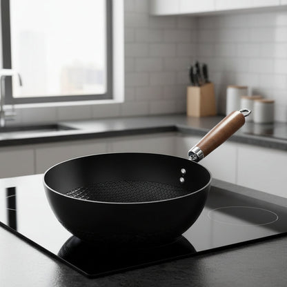 WOKMASTER – Durable Iron Wok with Powerful Heat Flow