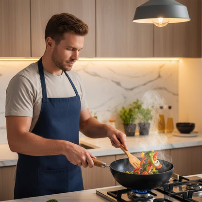 WOKMASTER – Durable Iron Wok with Powerful Heat Flow