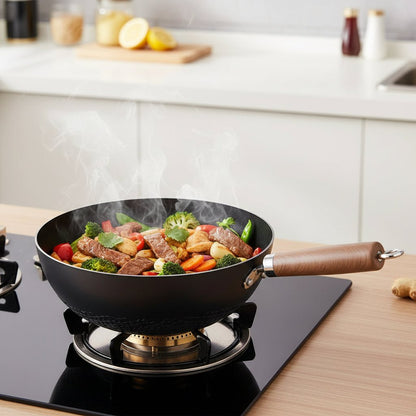 WOKMASTER – Durable Iron Wok with Powerful Heat Flow