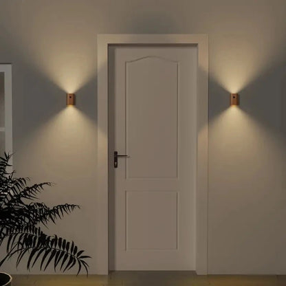 WOODSENSE – Wooden lamp with motion sensor and rechargeable battery