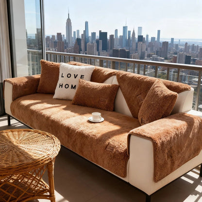 COUCHCLOUD – Plush sofa cover made of lambswool for warmth and protection