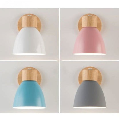 YADIEL WALL LIGHT - Modern wall lamp made of wood in Nordic style