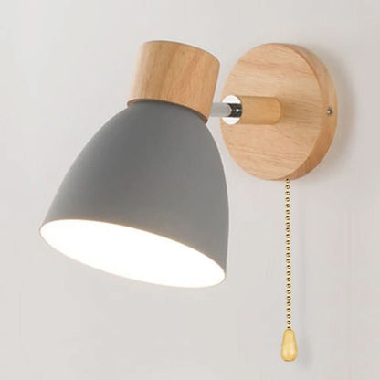 YADIEL WALL LIGHT - Modern wall lamp made of wood in Nordic style