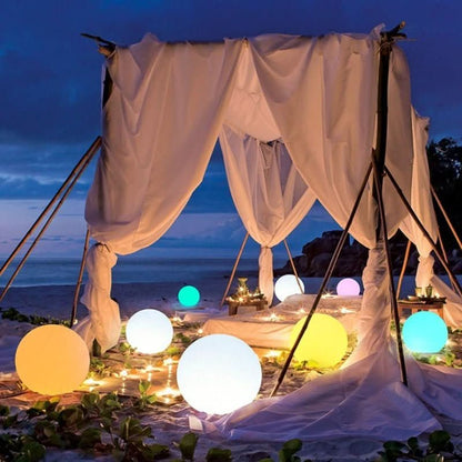 GLOWGLOBE - Waterproof LED ball lamp with colour change for indoor & outdoor use