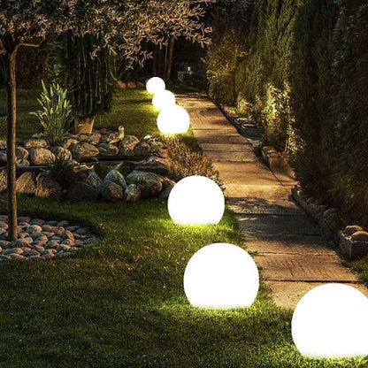 GLOWGLOBE - Waterproof LED ball lamp with colour change for indoor & outdoor use